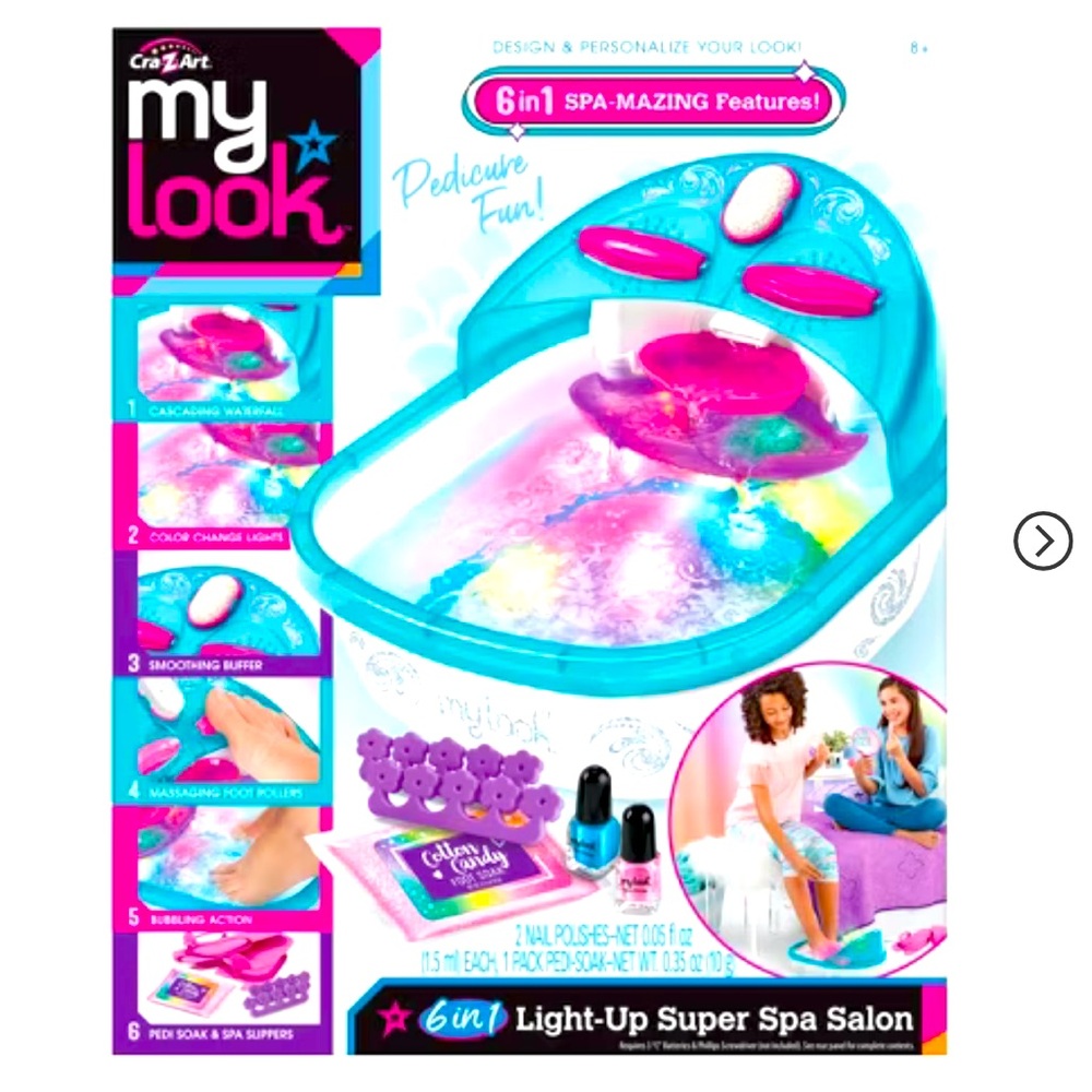 MY LOOK 6-in-1 Light-Up Super Spa Salon Activity Kit